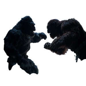 Fighting Sasquatches Vinyl Car Decal Sticker – Waterproof & UV-Resistant 3.4133333333333336"