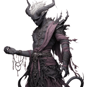 Evil Drow Summoner Vinyl Car Decal Sticker – Waterproof & UV-Resistant 3.4133333333333336"