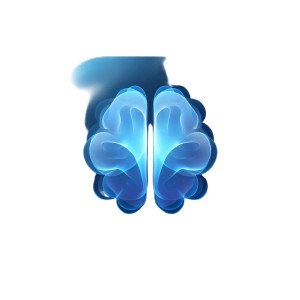 Abstract Brain Icon Vinyl Car Decal Sticker – Waterproof & UV-Resistant 3.4133333333333336"