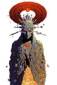Illyrian Goddess Vinyl Car Decal Sticker – Waterproof & UV-Resistant 8.96"