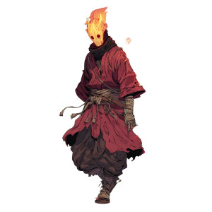 Demonic Cultist Vinyl Car Decal Sticker – Waterproof & UV-Resistant 3.4133333333333336"