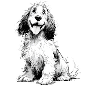 Cocker Spaniel Puppy V2 Vinyl Car Decal Sticker – Waterproof & UV-Resistant 3.4133333333333336"
