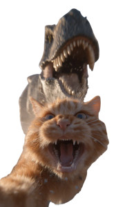 Screaming Cat Escape V2 Vinyl Car Decal Sticker – Waterproof & UV-Resistant 9.706666666666667"