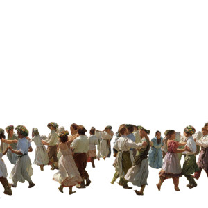 Midsummer'S Eve Dance Vinyl Car Decal Sticker – Waterproof & UV-Resistant 3.4133333333333336"