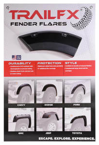Limited 90 Day Warranty | Fender Flare Display With Sample | Not Smart Technology Compatible
