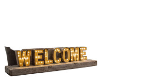 Welcome Sign Vinyl Car Decal Sticker – Waterproof & UV-Resistant 2.72"