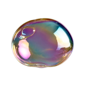 Iridescent Soap Bubble V3 Vinyl Car Decal Sticker – Waterproof & UV-Resistant 6.826666666666667"