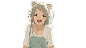 Cute Cat-Eared Girl V7 Vinyl Car Decal Sticker – Waterproof & UV-Resistant 5.4