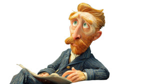 Van Gogh Interview Vinyl Car Decal Sticker – Waterproof & UV-Resistant 5.4