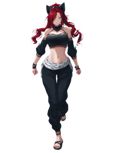 Anime Hero Woman Vinyl Car Decal Sticker – Waterproof & UV-Resistant 8.213333333333333"