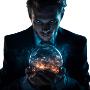 Cyberpunk Fortune Teller V2 Vinyl Car Decal Sticker – Waterproof & UV-Resistant 3.4133333333333336"