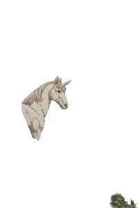 Psychedelic Unicorn Illustration V3 Vinyl Car Decal Sticker – Waterproof & UV-Resistant 8.96"