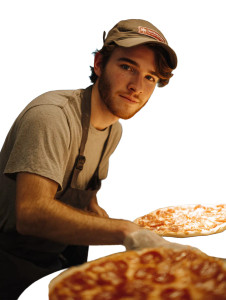 Young Pizza Maker Vinyl Car Decal Sticker – Waterproof & UV-Resistant 8.213333333333333"