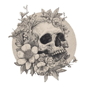 Floral Skull Sketch Vinyl Car Decal Sticker – Waterproof & UV-Resistant 3.4133333333333336" Floral Skull Sketch Vinyl Car Decal Sticker – Waterproof & UV-Resistant 3.4133333333333336"