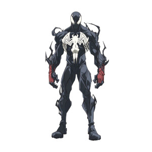 Venom Cartoon Style Vinyl Car Decal Sticker – Waterproof & UV-Resistant 6.826666666666667"