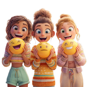 Cheerful Pixar Trio Vinyl Car Decal Sticker – Waterproof & UV-Resistant 3.4133333333333336" Cheerful Pixar Trio Vinyl Car Decal Sticker – Waterproof & UV-Resistant 3.4133333333333336"