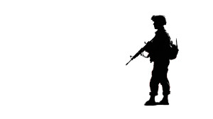 Banksy Soldier Silhouette V2 Vinyl Car Decal Sticker – Waterproof & UV-Resistant 2.72"