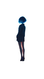 Hologram Girl Vinyl Car Decal Sticker – Waterproof & UV-Resistant 4.8533333333333335" Hologram Girl Vinyl Car Decal Sticker – Waterproof & UV-Resistant 4.8533333333333335"