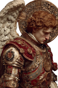 Saint Michael V7 Vinyl Car Decal Sticker – Waterproof & UV-Resistant 4.4