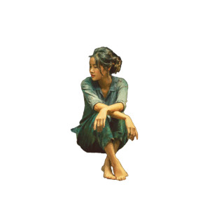 Vietnamese Woman Portrait V4 Vinyl Car Decal Sticker – Waterproof & UV-Resistant 3.4133333333333336"