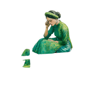 Vietnamese Woman Crying Vinyl Car Decal Sticker – Waterproof & UV-Resistant 3.4133333333333336" Vietnamese Woman Crying Vinyl Car Decal Sticker – Waterproof & UV-Resistant 3.4133333333333336"
