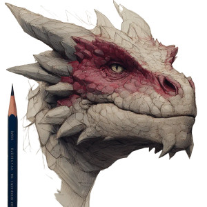 Comic Dragon Tattoo Vinyl Car Decal Sticker – Waterproof & UV-Resistant 3.4133333333333336"