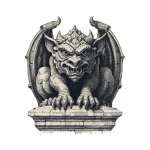 Medieval Gargoyle Vinyl Car Decal Sticker – Waterproof & UV-Resistant 6.826666666666667" Medieval Gargoyle Vinyl Car Decal Sticker – Waterproof & UV-Resistant 6.826666666666667"