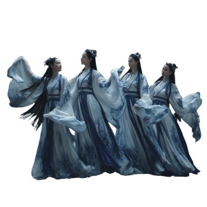 Water God Dancers Vinyl Car Decal Sticker – Waterproof & UV-Resistant 3.4133333333333336"