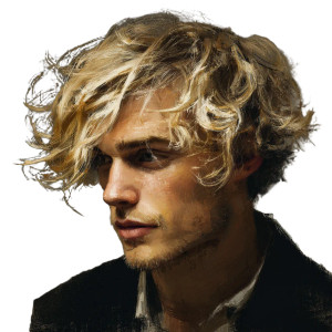 Blond Casual Man Vinyl Car Decal Sticker – Waterproof & UV-Resistant 3.4133333333333336" Blond Casual Man Vinyl Car Decal Sticker – Waterproof & UV-Resistant 3.4133333333333336"