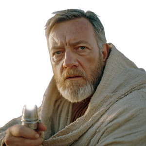 Obi-Wan Kenobi Portrait Vinyl Car Decal Sticker – Waterproof & UV-Resistant 3.4133333333333336" Obi-Wan Kenobi Portrait Vinyl Car Decal Sticker – Waterproof & UV-Resistant 3.4133333333333336"