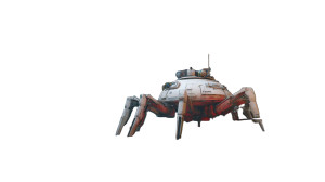 Miniature Spider Mecha Vinyl Car Decal Sticker – Waterproof & UV-Resistant 5.4