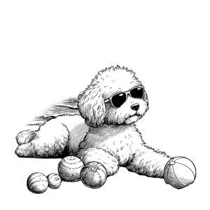 Toy Poodle Beach Day Vinyl Car Decal Sticker – Waterproof & UV-Resistant 3.4133333333333336" Toy Poodle Beach Day Vinyl Car Decal Sticker – Waterproof & UV-Resistant 3.4133333333333336"