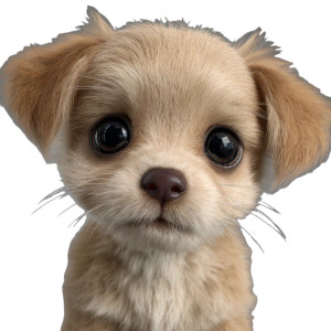 Cute Puppy V17 Vinyl Car Decal Sticker – Waterproof & UV-Resistant 3.4133333333333336"