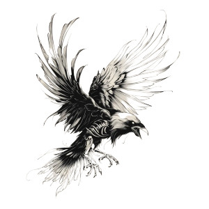 Angry Raven Skeleton Vinyl Car Decal Sticker – Waterproof & UV-Resistant 3.4133333333333336" Angry Raven Skeleton Vinyl Car Decal Sticker – Waterproof & UV-Resistant 3.4133333333333336"
