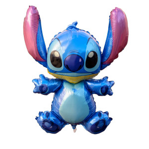 Stitch Balloon Vinyl Car Decal Sticker – Waterproof & UV-Resistant 3.4133333333333336"