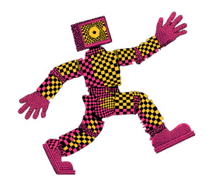 Disco Dancing Figure Vinyl Car Decal Sticker – Waterproof & UV-Resistant 3.4133333333333336"