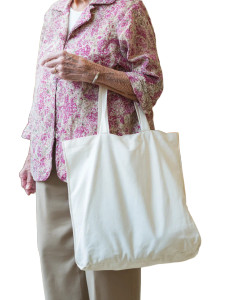 Old Woman Tote Vinyl Car Decal Sticker – Waterproof & UV-Resistant 8.213333333333333"