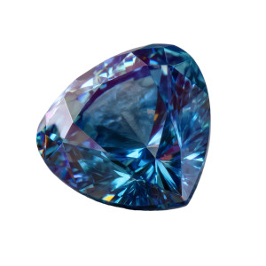 Blue Gemstone Vinyl Car Decal Sticker – Waterproof & UV-Resistant 3.4133333333333336"