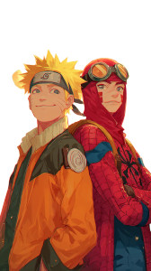 Naruto Meets Spider-Man Vinyl Car Decal Sticker – Waterproof & UV-Resistant 4.8533333333333335"