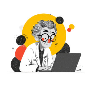Gray-Haired Scientist Vinyl Car Decal Sticker – Waterproof & UV-Resistant 3.4133333333333336" Gray-Haired Scientist Vinyl Car Decal Sticker – Waterproof & UV-Resistant 3.4133333333333336"