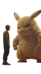 Gigantic Pikachu Scene Vinyl Car Decal Sticker – Waterproof & UV-Resistant 9.706666666666667"