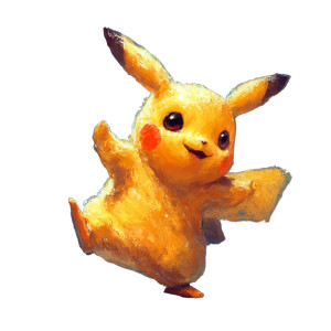 Dancing Pikachu V3 Vinyl Car Decal Sticker – Waterproof & UV-Resistant 3.4133333333333336"