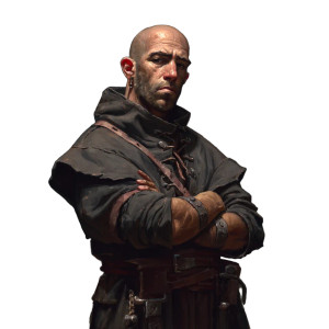 Medieval Bandit Captain Vinyl Car Decal Sticker – Waterproof & UV-Resistant 3.4133333333333336"