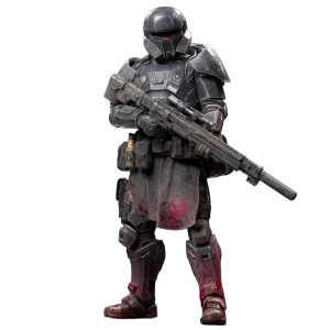 Dark Trooper Hybrid Vinyl Car Decal Sticker – Waterproof & UV-Resistant 3.4133333333333336"