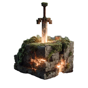 Minecraft Sword V2 Vinyl Car Decal Sticker – Waterproof & UV-Resistant 3.4133333333333336"