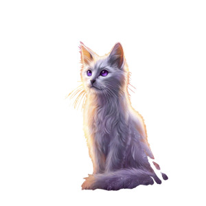 Violet-Eyed Cat Vinyl Car Decal Sticker – Waterproof & UV-Resistant 6.826666666666667" Violet-Eyed Cat Vinyl Car Decal Sticker – Waterproof & UV-Resistant 6.826666666666667"