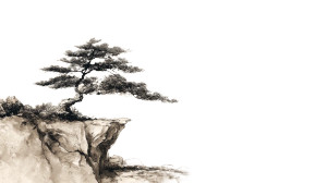 Lone Pine Tree Vinyl Car Decal Sticker – Waterproof & UV-Resistant 2.72"