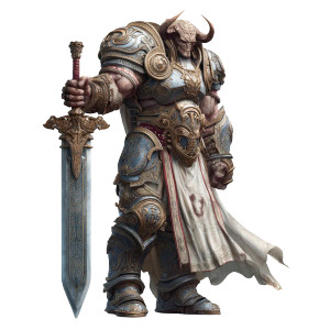 Evil Divine Soldier Vinyl Car Decal Sticker – Waterproof & UV-Resistant 3.4133333333333336"