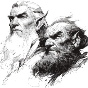 Wise Elf Dwarf Vinyl Car Decal Sticker – Waterproof & UV-Resistant 3.4133333333333336"