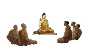 Buddha'S First Sermon Vinyl Car Decal Sticker – Waterproof & UV-Resistant 5.4